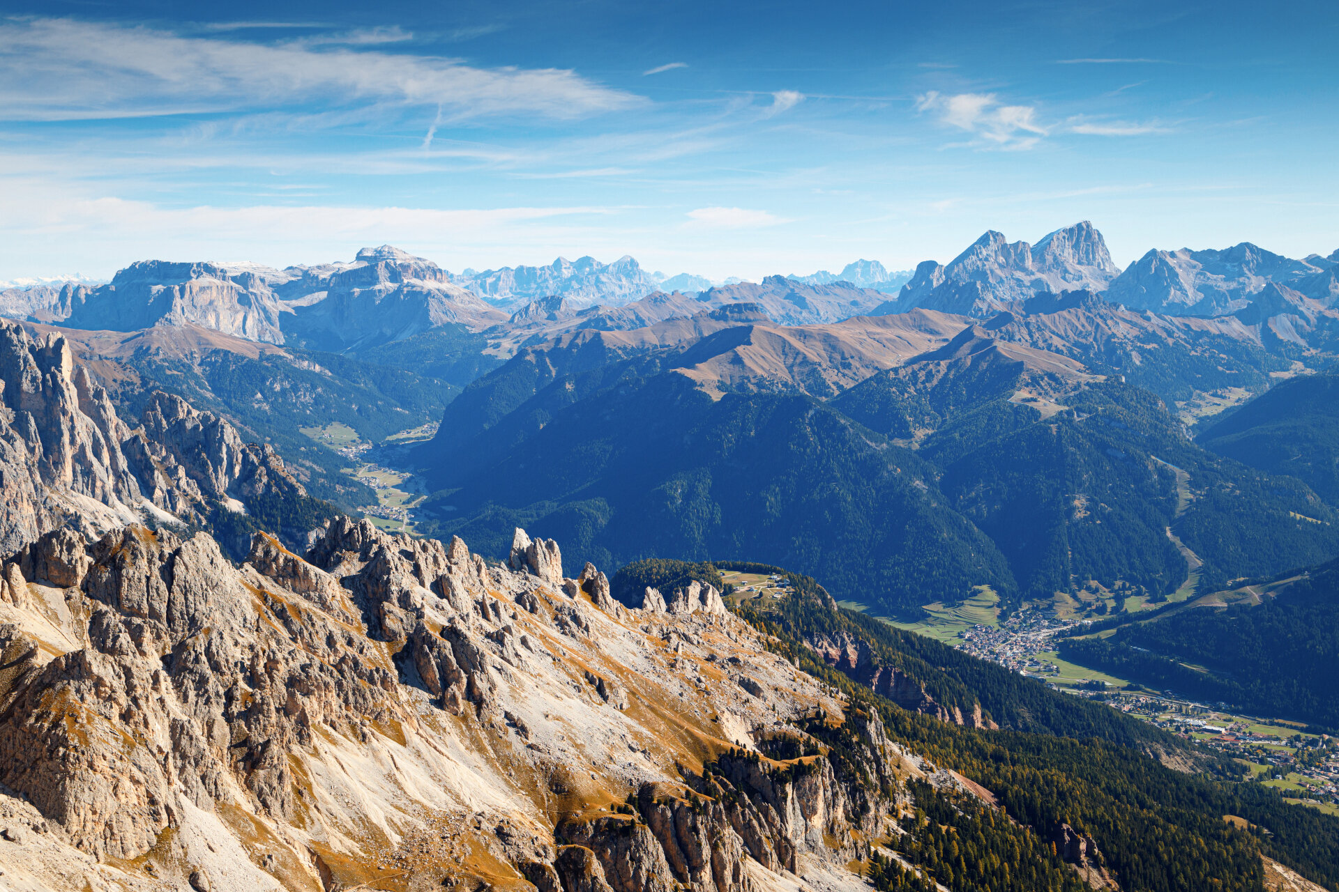 Panorama autunnale in Val di Fassa | © Archivio Immagini ApT Val di Fassa