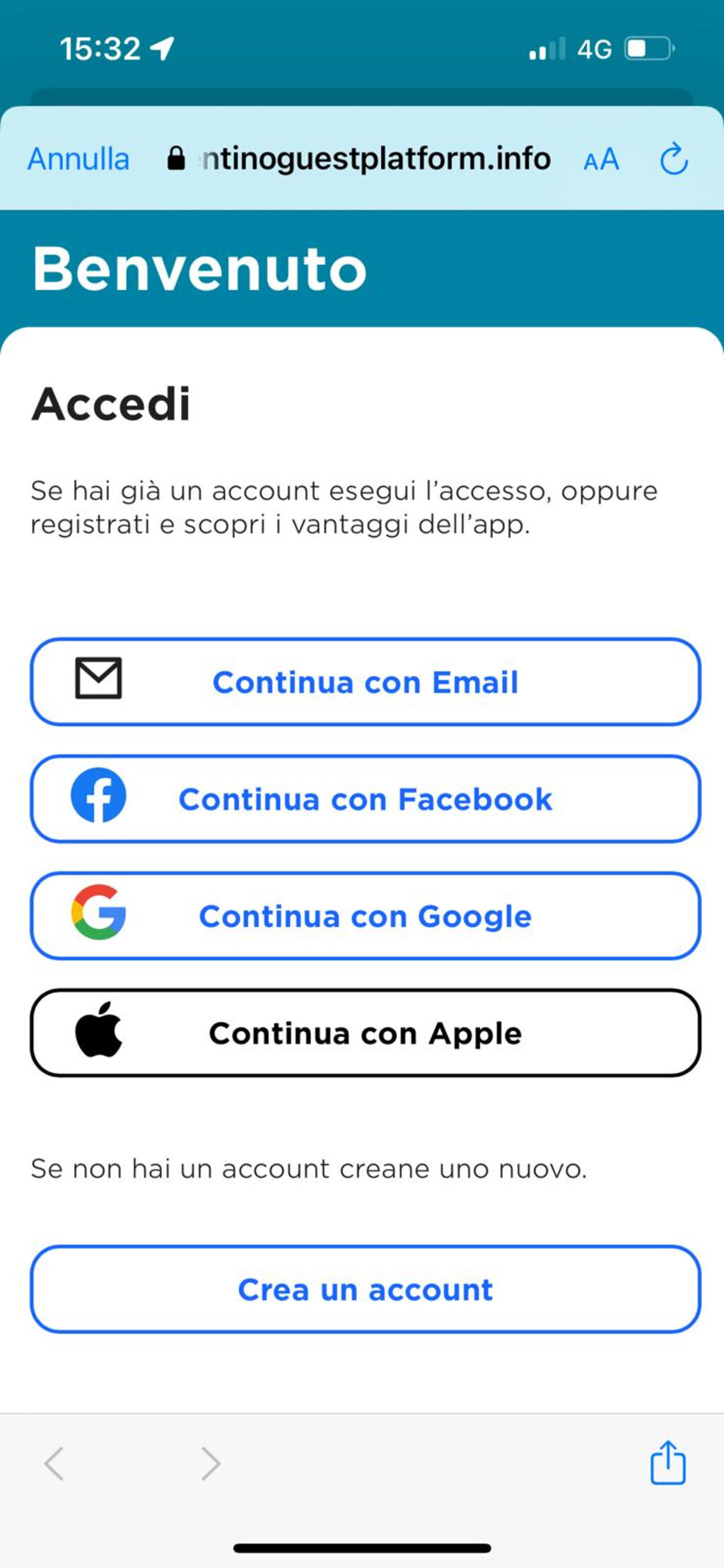 1 Accedi Registrati Con Email O Social