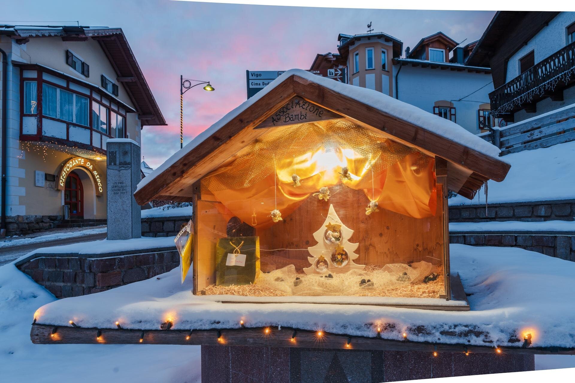 Presepi sulle fontane Vigo